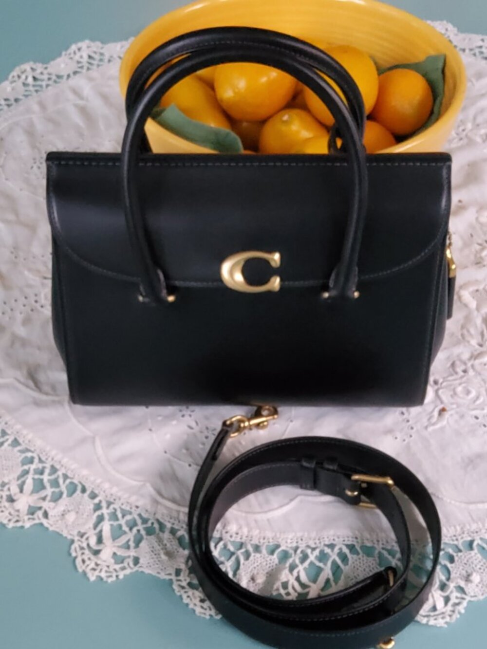 Coach Originals Broome 28 in Black + Hangtag CP119
